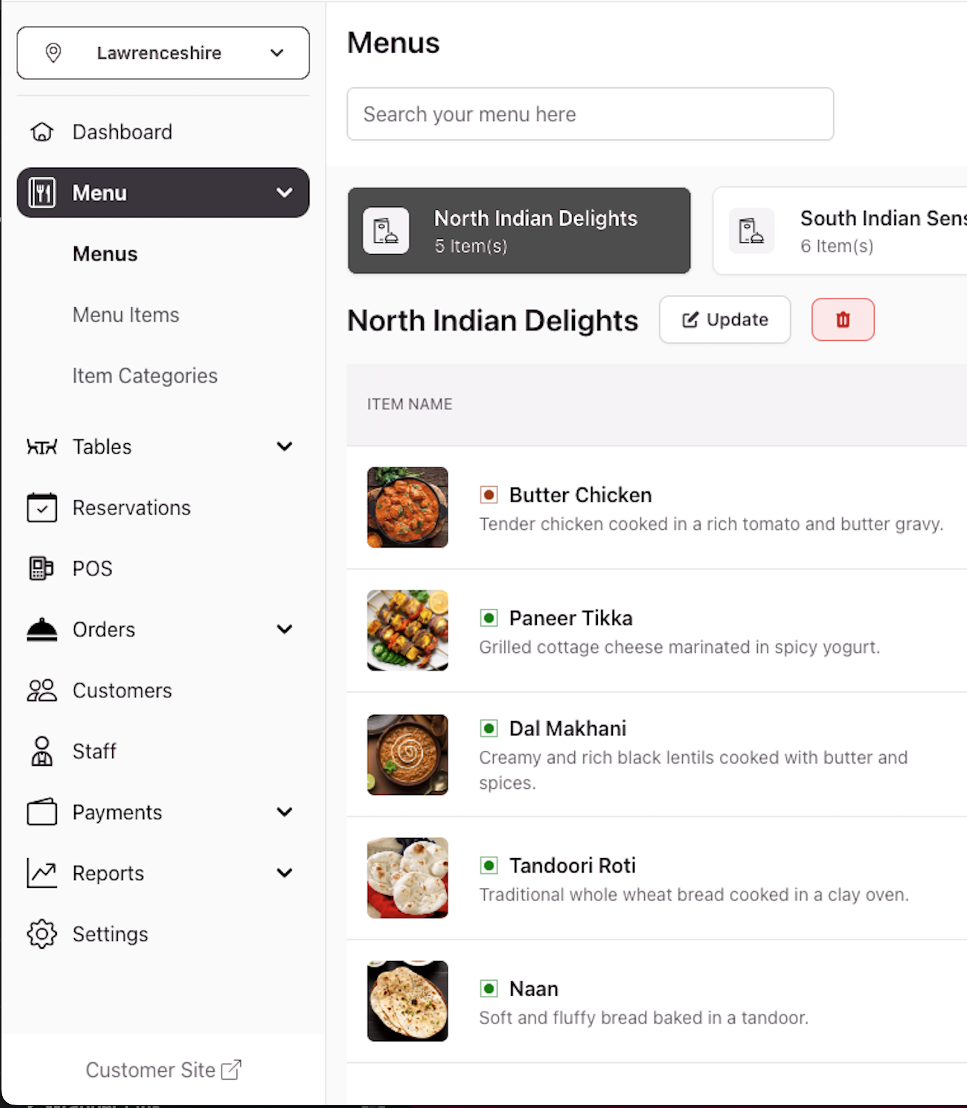 Create QR Menu with Create Menu that includes POS & Table Management